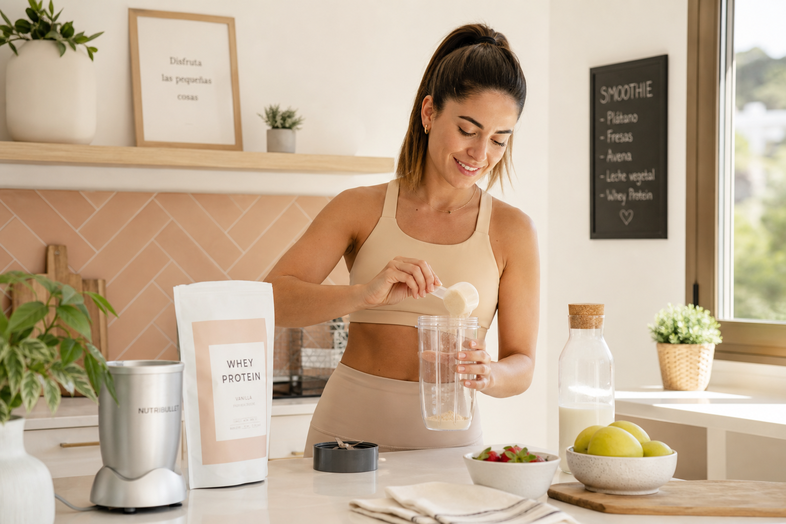 Batidos de proteína en rutina de pérdida de peso
